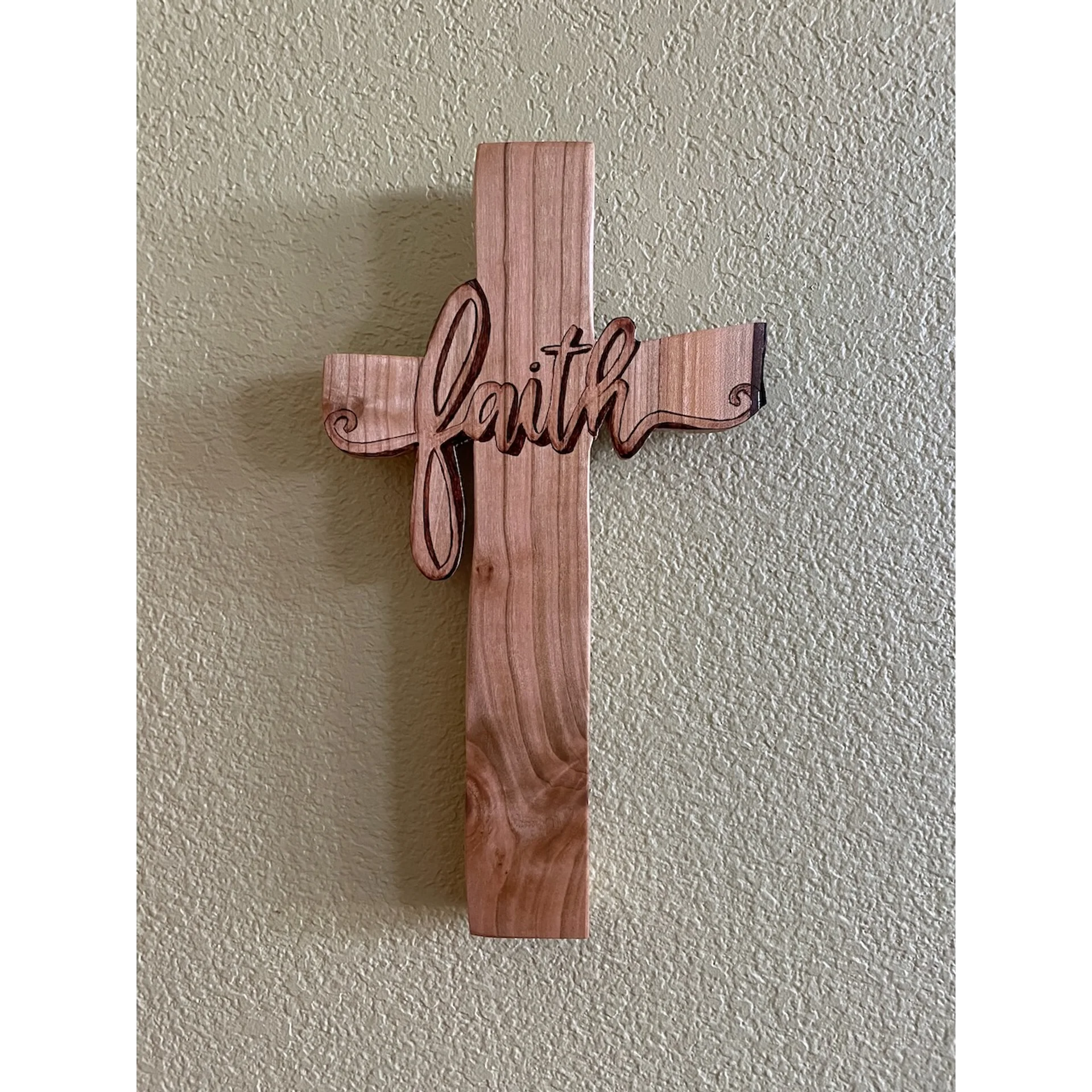 Faith Cross Carving