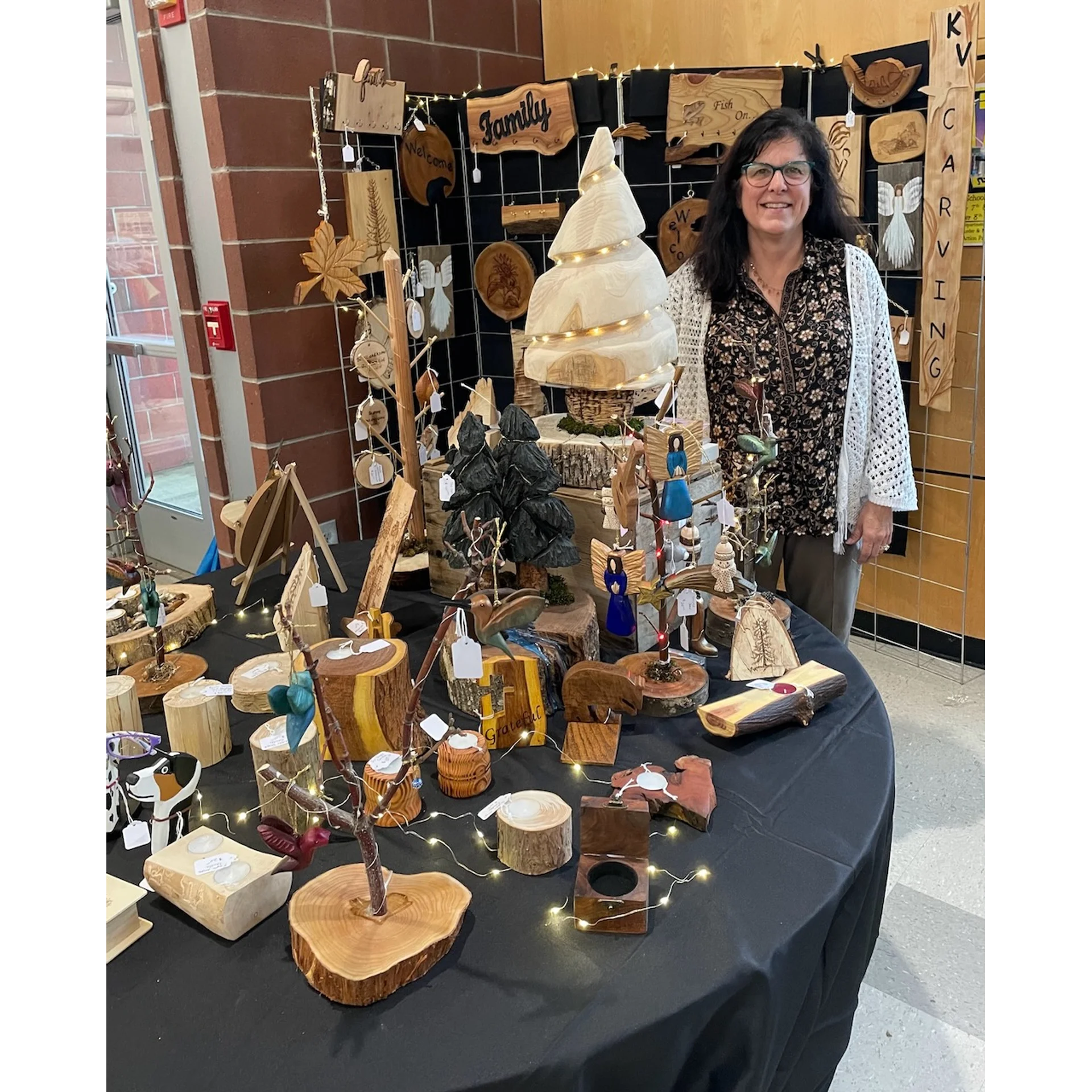 Showcasing Her Work